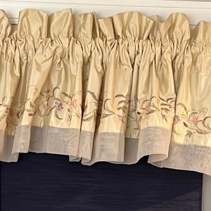 Two JCP Home valances 82”Lx18”w